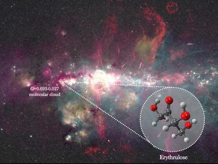 Scoperte molecole di zucchero nello spazio interstellare