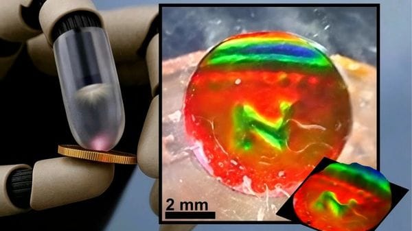Sensori che cambiano colore fanno 'vedere' il tatto ai robot