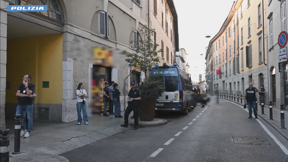Operazione all’alba in via Quarenghi a Bergamo: 161 identificati