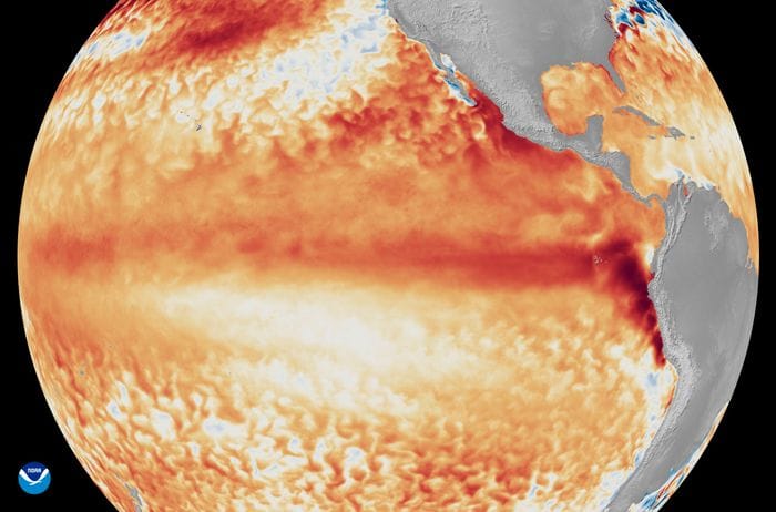  L'attuale El Niño è destinato a essere il più imponente degli ultimi 150 anni 