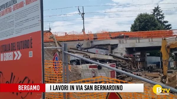 Bergamo, il 10 agosto apre una corsia del ponte di via San Bernardino verso Colognola