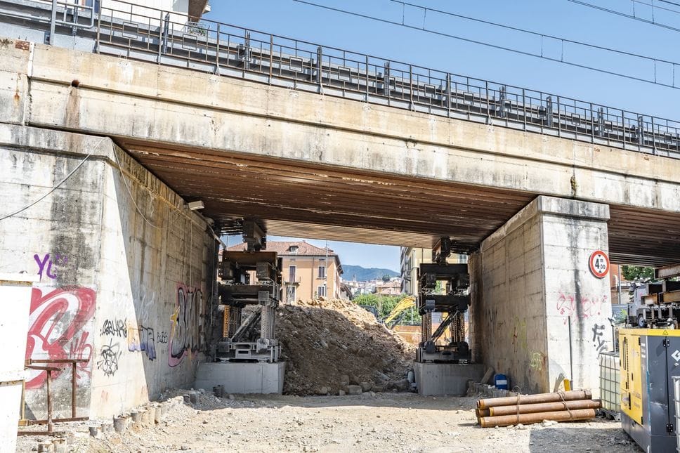 Il ponte di via San Bernardino a Bergamo riapre il 10 agosto, ma solo in uscita