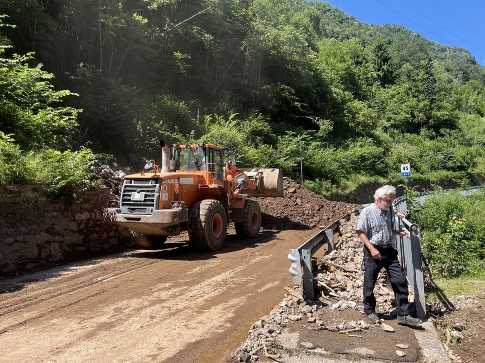 Isola di Fondra, versante ancora a rischio. Verso la riapertura la Ardesio-Valcanale