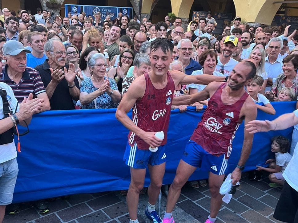 Mirko Nicoli ha vinto la spettacolare corsa delle uova di Gandino - Foto e video