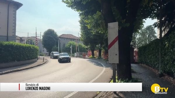 Cisano Bergamasco, i lavori al passaggio a livello