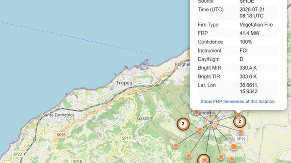 Online tutti gli incendi d’Italia, individuati dai satelliti in pochi minuti