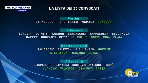 TUTTOATALANTA NEWS