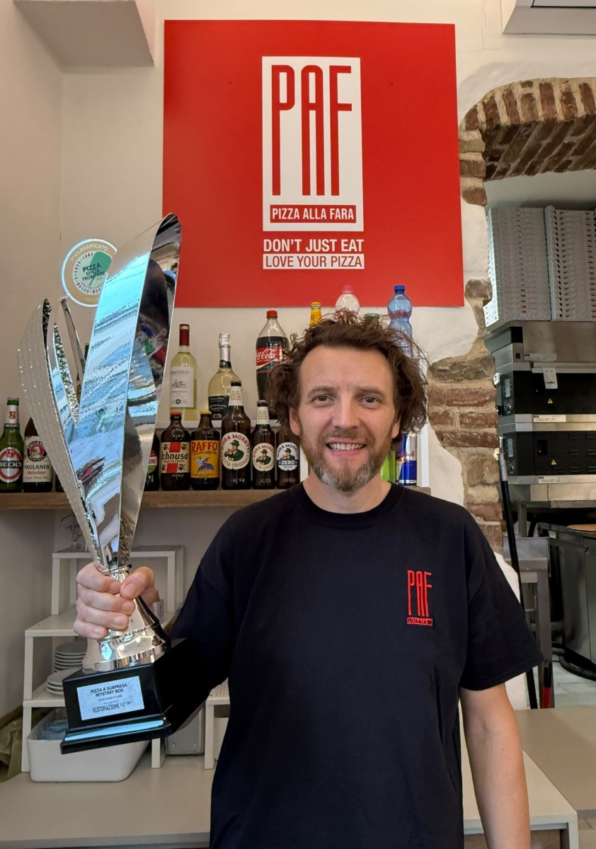 Juri Lotti di «PAF» punta al Master Pizza Champion