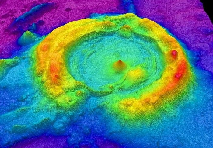 Scoperte 73 caldere nei fondali degli oceani