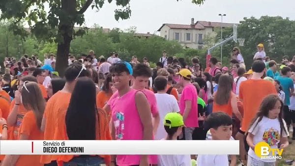 Trescore Balneario, 2.500 ragazzi dei Cre della valle Cavallina protagonisti di una nuova tappa di «Sport giovane»