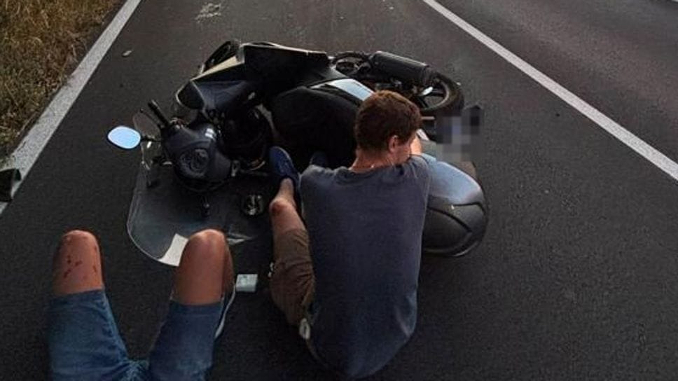 Seriate, due marciatori investiti in scooter da un’auto pirata