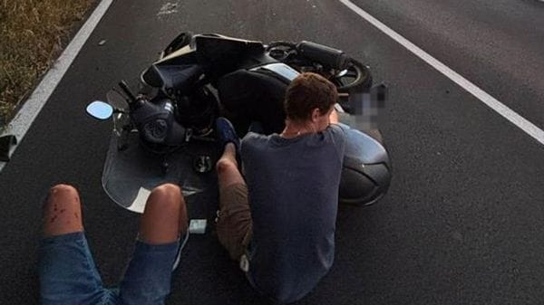Seriate, due marciatori investiti in scooter da un’auto pirata