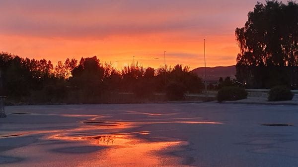 Tramonto dal Nord Europa