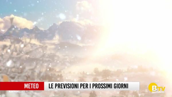 Le previsioni meteo per i prossimi giorni