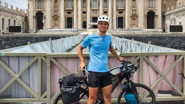 Fabio Colleoni e la sua Italia in bici: 58 giorni, 4.500 chilometri e 40 chili di bagaglio