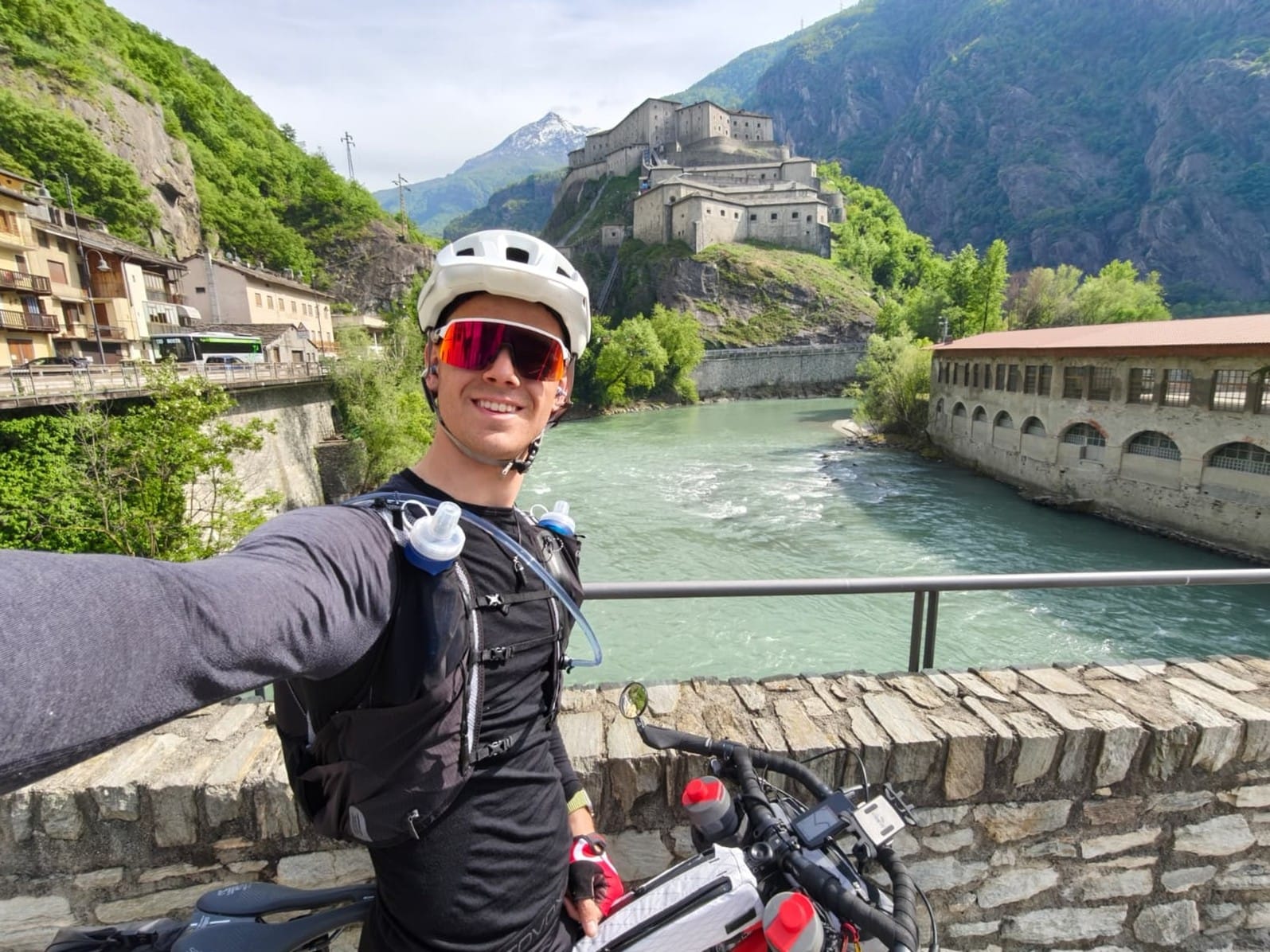 Fabio Colleoni e la sua Italia in bici: 58 giorni, 4.500 chilometri e 40 chili di bagaglio
