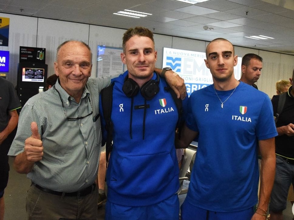 Rientro trionfale all’aeroporto di Orio al Serio per gli azzurri dell’atletica - Video