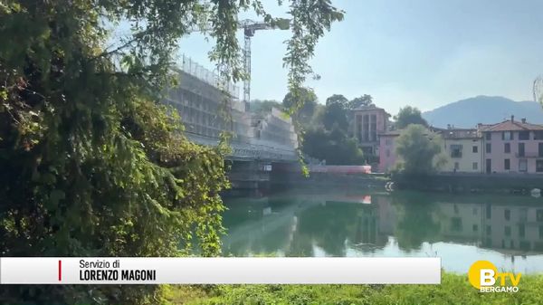 Brivio-Cisano Bergamasco, lo stato di avanzamento del cantiere al ponte sul fiume Adda