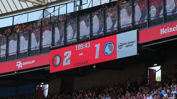 Atalanta in campo contro il Feyenoord: nerazzurri sconfitti 2-1, gol di Krstovic