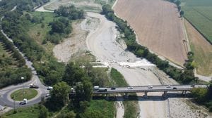 Brembo e Serio i fiumi più in crisi in Lombardia: livelli peggiori del 2022