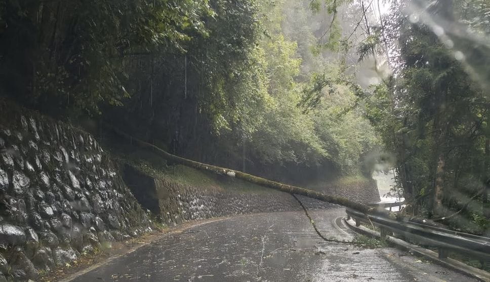 Il vento fa danni nella valli, sul lago onde e soccorsi. Ma il caldo per ora resta