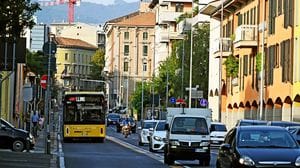 E-Brt, al via i lavori per la nuova corsia in via San Giorgio a Bergamo
