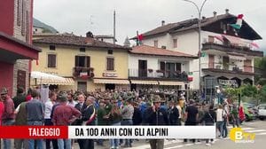 Gli alpini festeggiano 100 anni di presenza a Taleggio