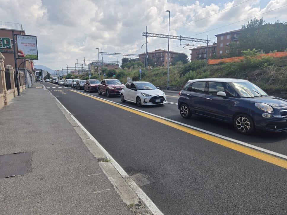 E-Brt, cambia la viabilità tra via Baschenis e via San Giorgio: prime modifiche per il cantiere - Foto