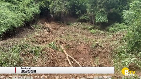 Parre, i lavori per la messa in sicurezza dopo la frana