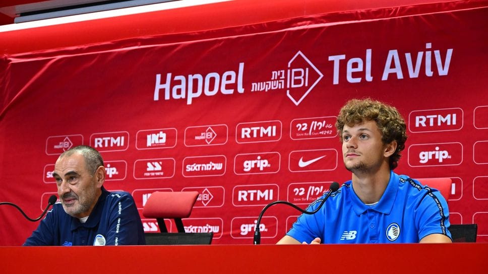 Hapoel-Atalanta, Sarri spinge i suoi: convinti di farcela senza presunzione