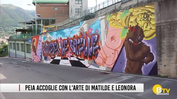 Peia accoglie con l'arte di Matilde e Leonora