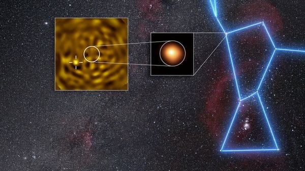 Fotografata la compagna della stella Betelgeuse 