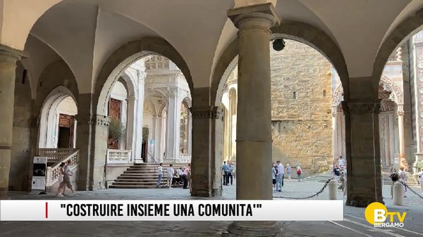 L'incontro tra il Vescovo Beschi e la Sindaca Carnevali