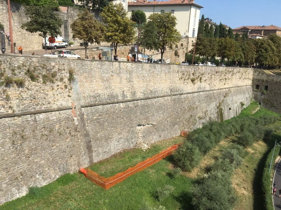 Mura Venete, nuovi restauri in viale delle Mura e al Parco La Crotta
