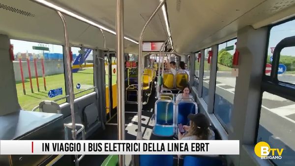 Verdellino-Bergamo, primo giorno di operatività della linea di bus elettrici Ebrt