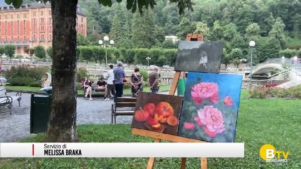San Pellegrino Terme, la via centrale diventa, per un giorno, galleria d'arte a cielo aperto con «Samp'art»