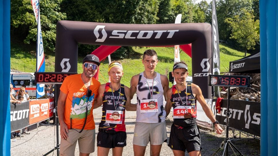 Gianola il più forte nel Trail della Valtaleggio. Battuti Arrigoni e Poli, tandem Pegarun