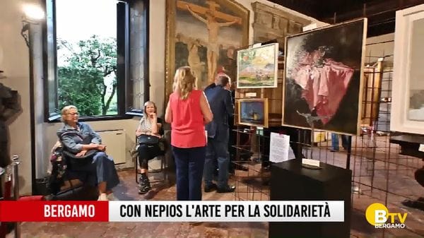 Gli artisti bergamaschi espongono per Nepios