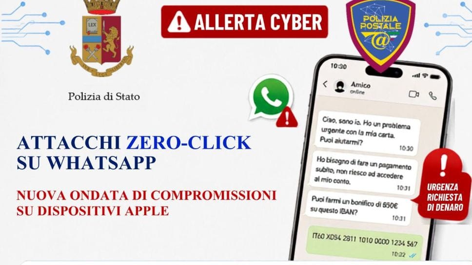WhatsApp, allarme «zero-click»: l’appello della Polizia contro le nuove truffe
