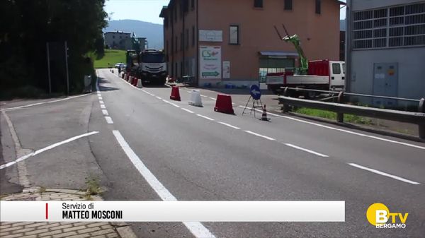 Val Gandino, cominciati i lavori per la ciclopedonale delle «Cinque terre»