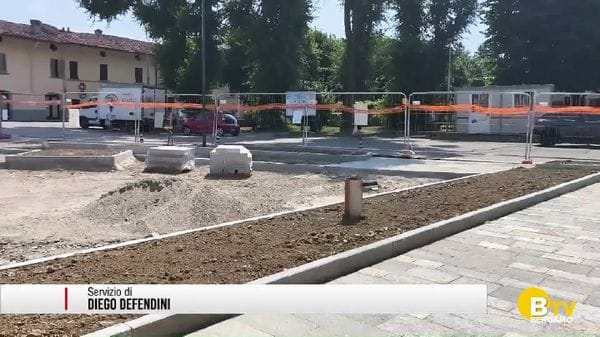 Martinengo, prende forma la riqualificazione di piazza Papa Giovanni XXIII