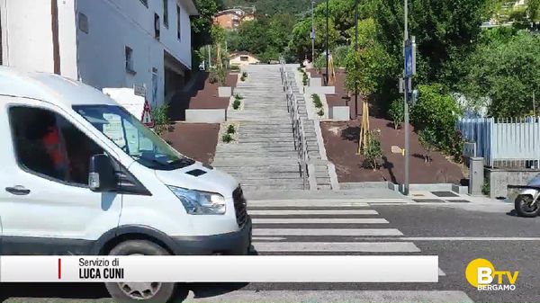 Lovere, nuovo collegamento pedonale, più vicini scuole, piscina e porto turistico