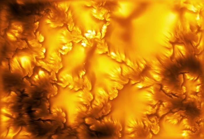 Vortici mai visti nelle prime immagini del Sole in HD