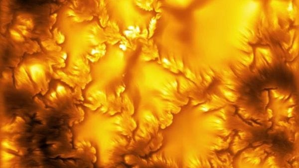 Vortici mai visti nelle prime immagini del Sole in HD