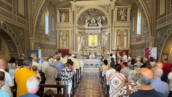Il Vescovo al Santuario della Madonna dello Zuccarello di Nembro