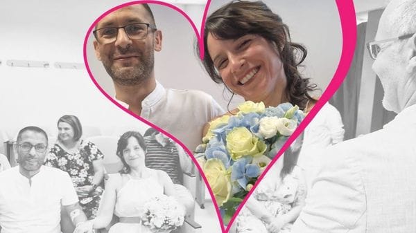 Sposi in ospedale a Bergamo: «Vita e speranza più forti di tutto»