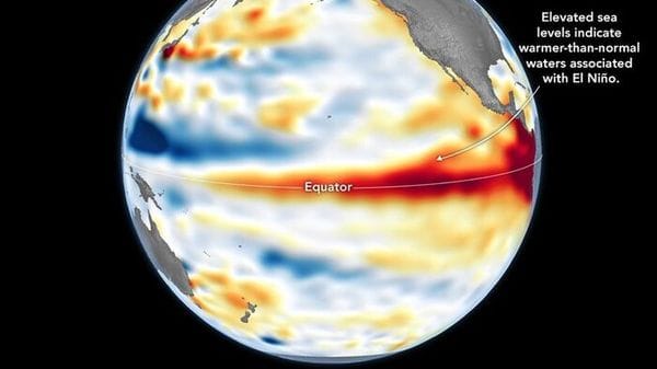 El Niño intensifica la sua presa sul clima globale 