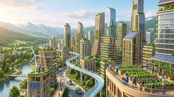Tetti verdi e prati al posto dell'asfalto, le città contro il caldo 