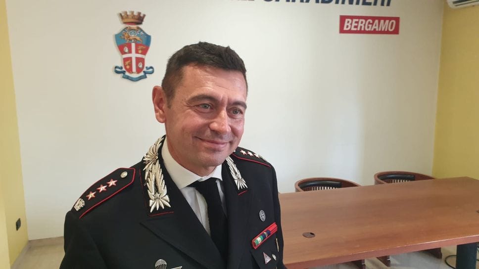 Carabinieri, il nuovo comandante Barone: «Bergamo provincia sicura, ora serve rafforzare la fiducia dei cittadini» - Il video