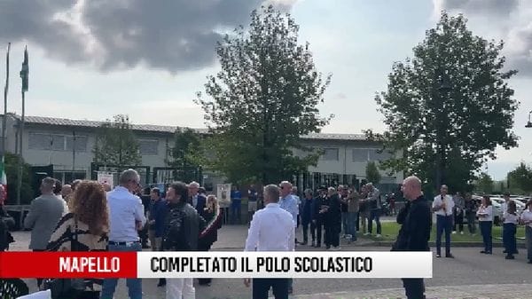 Mapello, l'inaugurazione della nuova scuola primaria del polo scolastico